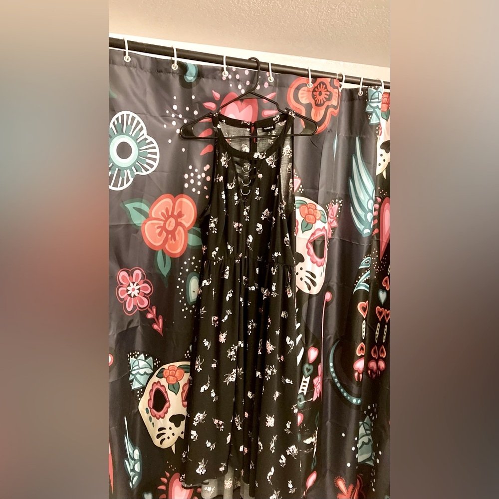 Torrid Floral Hi Low Dress